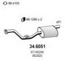 OPEL 852920 Middle Silencer